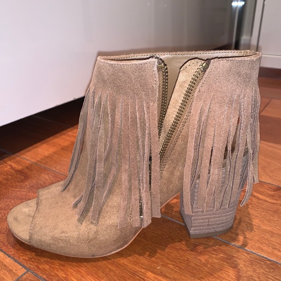Circus by Sam Edelman Heeled Fringed Bootie - Picture 2 of 3